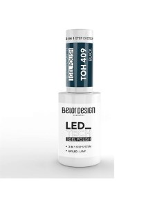 Лак гель для ногтей Led Tech 3в1 Belor design