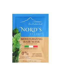 Маска для интенсивного увлажнения волос Мелисса и масло чайного дерева Moisturizing Hair Mask Nord's secret