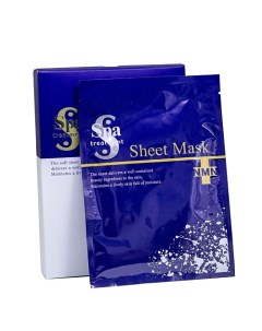 Антивозрастная маска для увлажнения с NMN и пептидами NMN Sheet Mask 84 0 Spa treatment