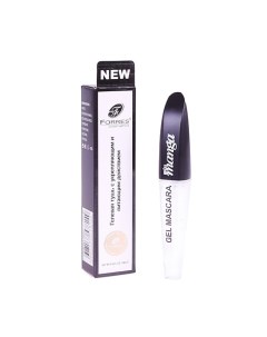 Тушь для ресниц и бровей гелевая GEL MASCARA с пушистой щеточкой Farres