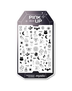 Наклейки для ногтей переводные DECOR MYSTIC Pink up