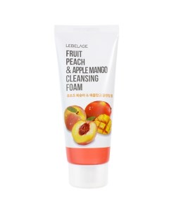 Пенка для умывания с Персиком и Манго Cleansing Foam Peach&Apple Mango 100.0 Lebelage