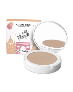 Пудра компактная фиксирующая ECLAT NATUREL A LA FRENCH Alvin d'or