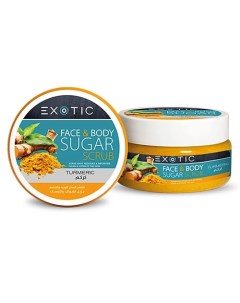 Сахарный скраб для лица и тела Turmeric 300 0 Exoticmood