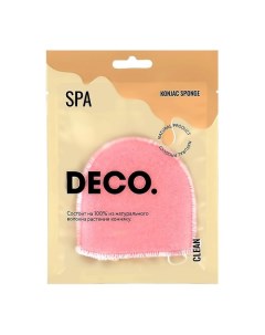 Спонж из конняку deep pink Deco.