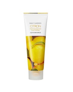 Очищающая пенка с цитроном Daily Garden Citron Fresh cleansing foam from Goheung Holika holika