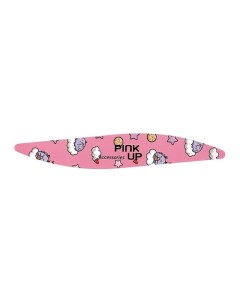 Пилка для ногтей ACCESSORIES fun 240 грит фигурная в ассортименте Pink up