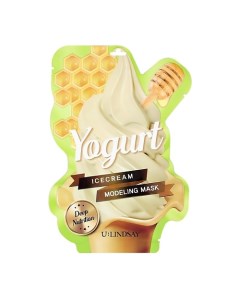 Маска для лица ICECREAM YOGURT альгинатная моделирующая глубоко питательная 55 Lindsay