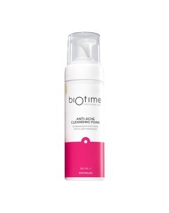 Очищающая анти-акне пенка для умывания Anti-acne cleansing foam 160.0 Biotime for home care