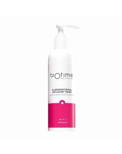 Анти-акне тоник с алоэ и пантенолом Aloe&panthenol anti-acne toner 180.0 Biotime for home care