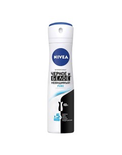 Дезодорант-антиперспирант спрей "Черное и Белое" Невидимый Pure Nivea