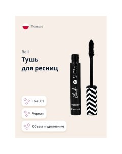 Тушь для ресниц BLACK SHOW MASCARA объем и удлинение Bell