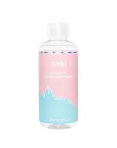 Мицеллярная вода для снятия макияжа MICELLAR CLEANCING WATER Soda