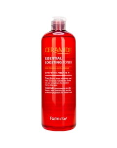 Тонер-бустер для лица укрепляющий с керамидами Ceramide Essential Boosting Toner Farmstay