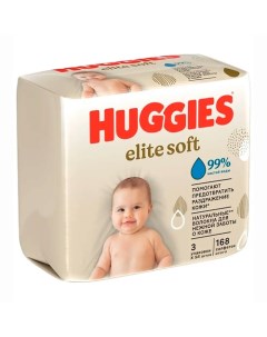 Влажные салфетки Elite Soft для новорожденных 168.0 Huggies