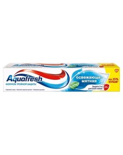 Зубная паста Освежающе-мятная Fresh&Minty Aquafresh