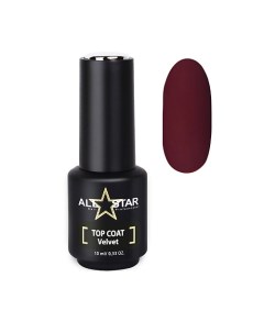 Матовый топ с бархатным эффектом без липкого слоя Velvet 10 All star professional