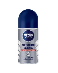 MEN Дезодорант-антиперспирант шариковый "Серебряная защита" Nivea