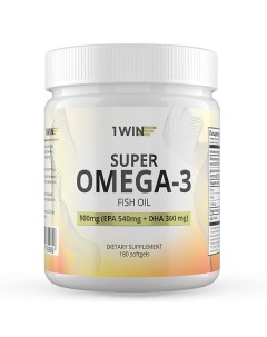 Витамины Омега 3 в капсулах, рыбий жир Dietary Supplement Omega 3, fish oil 1win