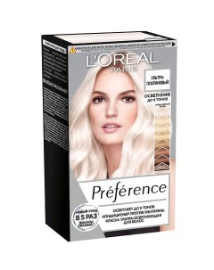 Осветлитель для волос осветление до 9 тонов Preference L'oreal paris