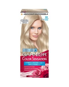 Стойкая крем-краска для волос "Платиновый Блонд" Color Sensation Garnier