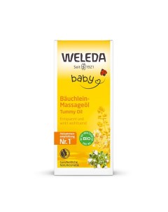 Масло для массажа животика младенцев Baby Tummy Oil Weleda