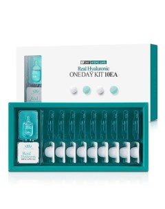 Сыворотка для лица с гиалуроновой кислотой, глубокое увлажнение Real Hyaluronic One day Kit 36.0 Wellage