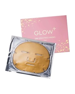 Гидрогелевая маска (патч) для лица с коллагеном 3.0 Glow 24k gold care