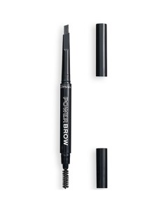 Карандаш автоматический для бровей с щеточкой Power Brow Pencil, скошенный Relove revolution