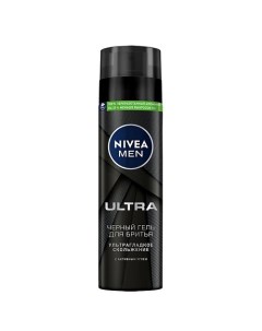 MEN Черный гель для бритья "ULTRA" Nivea