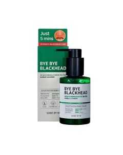 Маска-пенка для лица пузырьковая Bye Bye Blackhead 30 Days Miracle Some by mi