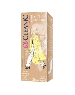 Pure Cotton Прокладки ежедневные гигиенические 20 0 Cleanic