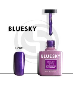 Гель лак Luxury Silver Бордовое искушение Bluesky