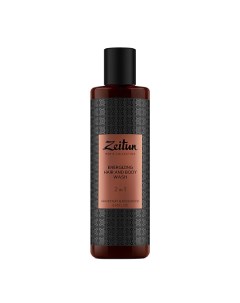 Гель для душа и шампунь 2 в 1 очищающий для мужчин Men's Collection. Energizing Hair&Body Wash Zeitun