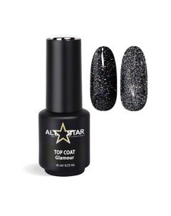 Глянцевый топ светоотражающий без липкого слоя Glamour 10.0 All star professional