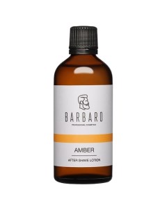 Лосьон одеколон после бритья, спиртовой AMBER 100.0 Barbaro