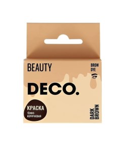 Краска для бровей в саше с окислителем Deco.