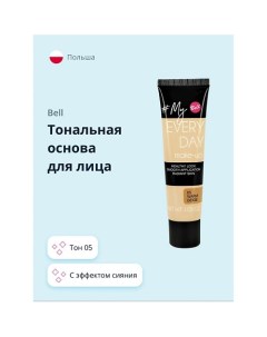 Тональная основа для лица MY EVERY DAY MAKE-UP с эффектом сияния Bell