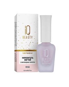 Укрепитель ногтей с коллоидным золотом Gold Hardener Rose 12 5 Iq beauty