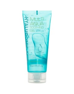 Гель многофункциональный успокаивающий с гиалуроновой кислотой Hyaluronic Acid Multi Aqua Soothing Gel Farmstay