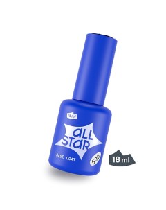 Каучуковая база для ногтей прозрачная RUBBER BASE All star professional