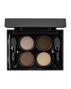 Тени для век 4 оттенка QUATTRO EYESHADOW Nouba