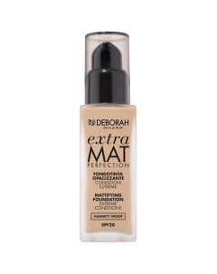 Тональная основа матирующая EXTRA MAT PERFECTION MATTIFYING FOUNDATION Deborah milano