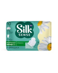 Silk Sense Прокладки женские с крылышками Нормал, мягкая поверхность, аромат Ромашка 10.0 Ola!