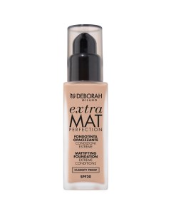 Тональная основа матирующая EXTRA MAT PERFECTION MATTIFYING FOUNDATION Deborah milano