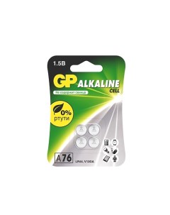 Алкалиновые пуговичные батарейки GP A76 4.0 Gp batteries