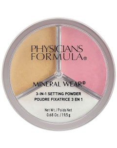 Пудра рассыпчатая 3 в 1 Mineral Wear 3-in-1 Setting Powder Physician's formula