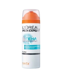 Пена для бритья для чувствительной кожи, гипоаллергенная Men Expert L'oreal paris