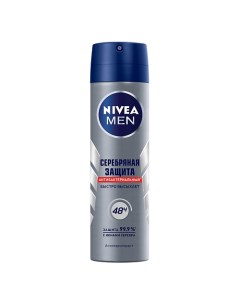 MEN Дезодорант-антиперспирант спрей "Серебряная защита" Nivea