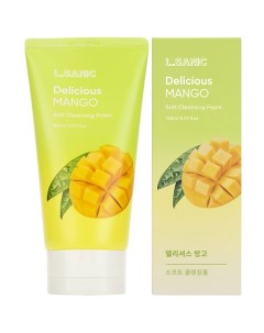 Пенка для умывания Очищающая с экстрактом манго Delicious Mango Soft Cleansing Foam L’sanic